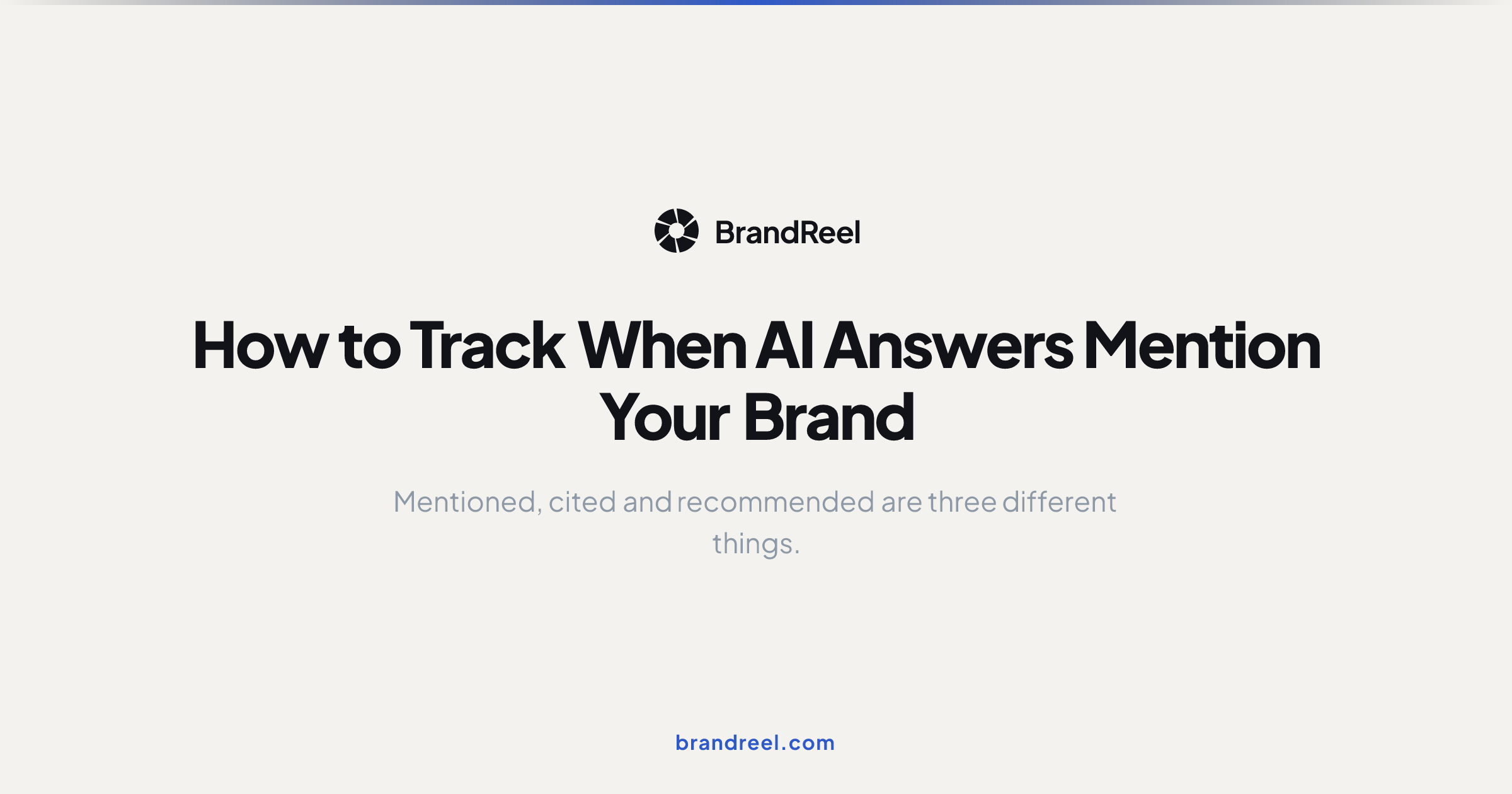 How to Track When AI Answers Mention Your Brand